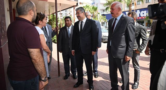 Osmaniye Valisi Dr. Erdinç Yılmaz, esnafları ziyaret etti