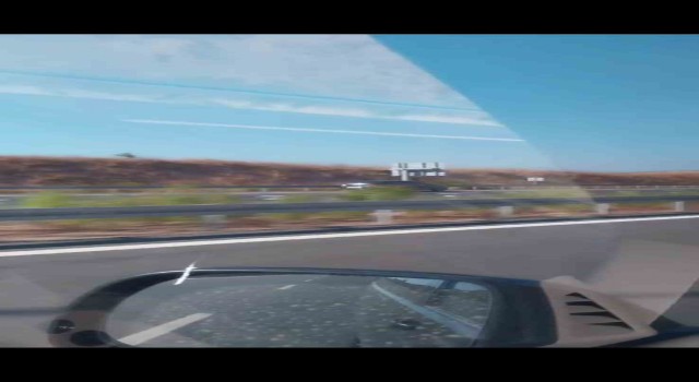Otoyolda kilometrelerce tersten böyle gitti