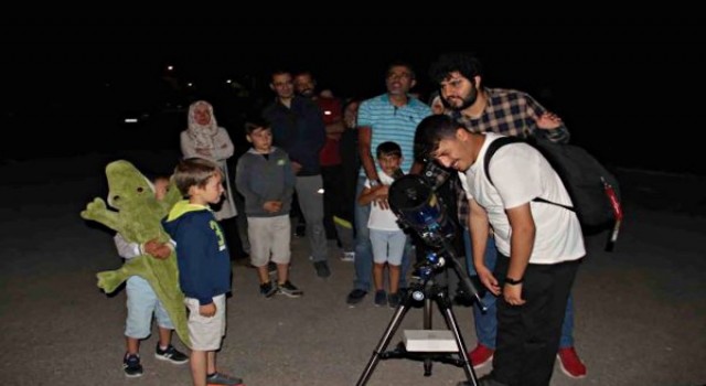 Perseid meteor yağmuru, Atatürk Üniversitesinde heyecanla izlendi