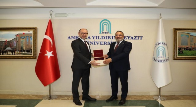 Rektör Erdaldan Ankara Yıldırım Beyazıt Üniversitesine ziyaret
