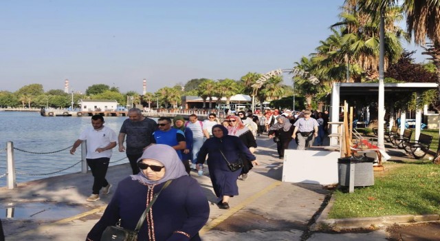 Sağlık için yürüdüler