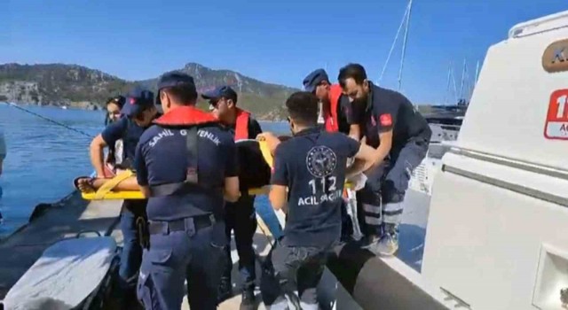 Sahil Güvenlikten Marmariste tıbbi tahliye