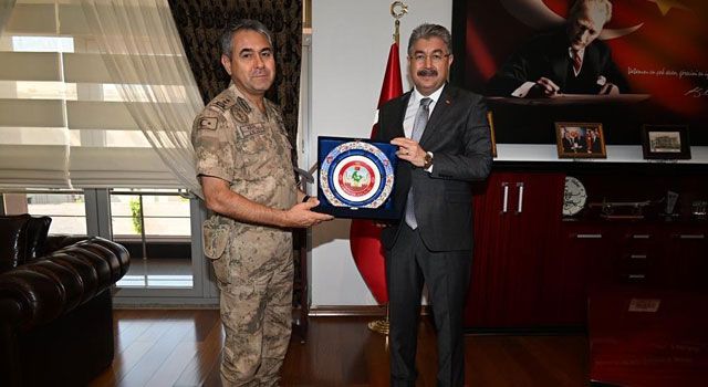 Tümgeneral Murat Bulut, Osmaniye Valisi'ne Veda Ziyaretinde Bulundu
