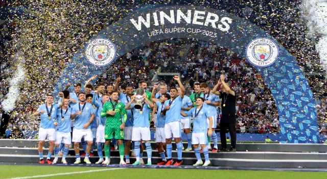 UEFA Süper Kupanın sahibi Manchester City oldu