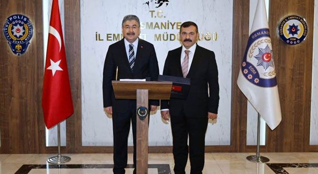 Vali Yılmaz, Yeni Emniyet Müdürü Sarıbuva'yı ziyaret etti