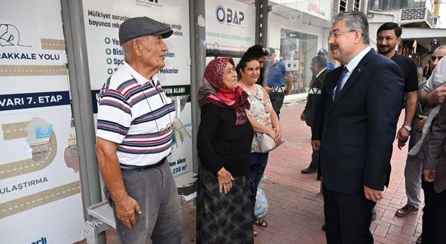 Vali Yılmaz’dan esnaf ve vatandaşlara ziyaret