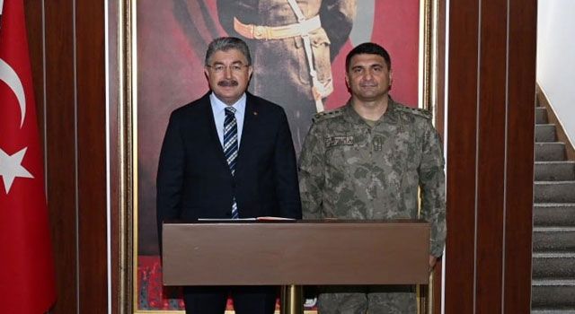 Vali Yılmaz’dan Garnizon Komutanına Hayırlı Olsun Ziyareti
