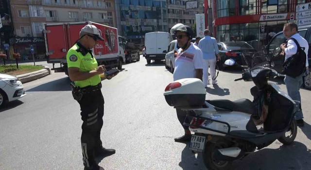 Yalova Emniyetinden motosiklet denetimi