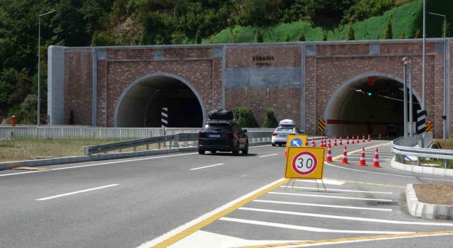 Yeni Zigana Tünelinden 4 ayda 600 binin üzerinde araç geçiş yaptı