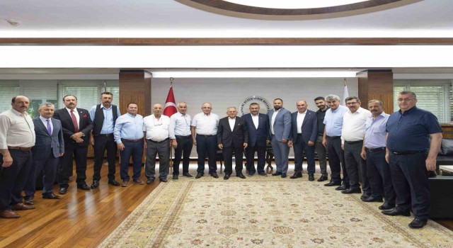 Ziraat Odası Başkanlarından Başkan Büyükkılıça teşekkür ziyareti