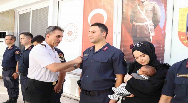 Zonguldakta 108 jandarma personeli üst rütbeye terfi etti