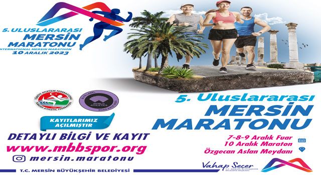 5. Uluslararası Mersin Maratonu için kayıtlar başladı