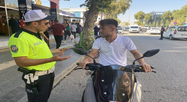 Adıyamanda, ‘Kask denetimi yapıldı