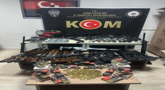 Ağrıda ruhsatsız silah operasyonu: 2 gözaltı