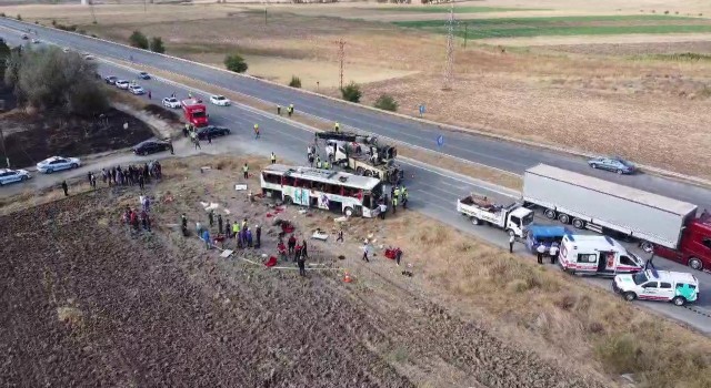 Amasyada otobüs kazasında ölen 6 kişinin isimleri belirlendi