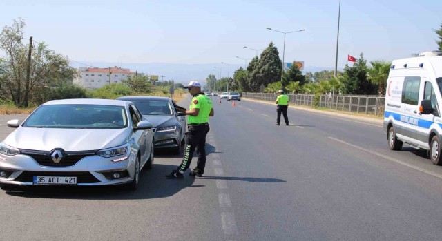 Aydında 8 ayda 823 araç trafikten men edildi