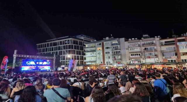 Aydında milli maç heyecanı