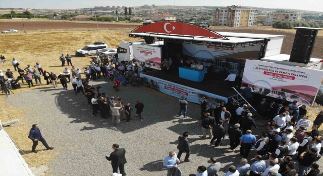 Bahçelinin bağışladığı arsa üzerine Türkiyenin en büyük Cem Evi Külliyesinin temeli atıldı