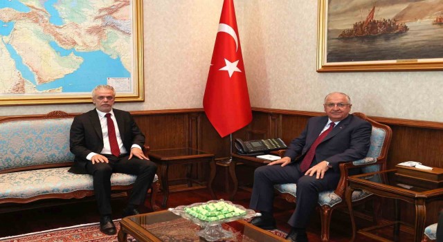 Bakan Güler, KKTC Büyükelçisi Korukoğlunu kabul etti