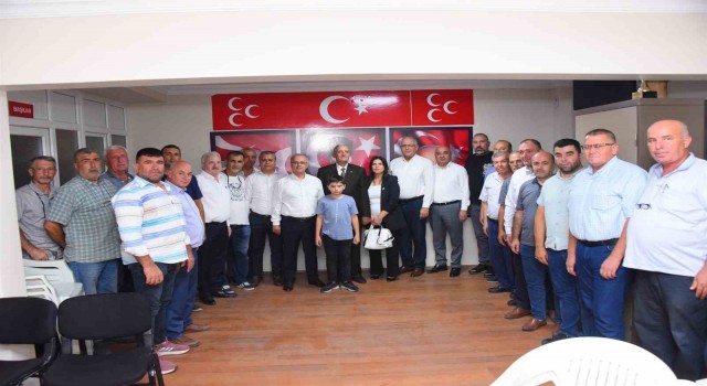 Başkan Kaydadan, Salihli MHPye hayırlı olsun ziyareti