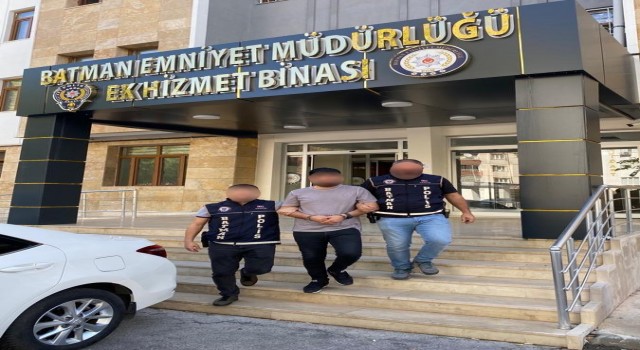 Batmanda 184 yıl kesinleşmiş hapis cezası bulunan firari yakalandı