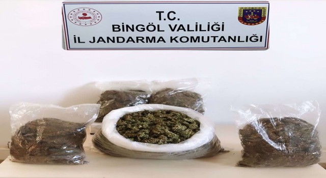 Bingölde 4 kilo 750 gram uyuşturucu maddesi ele geçirildi