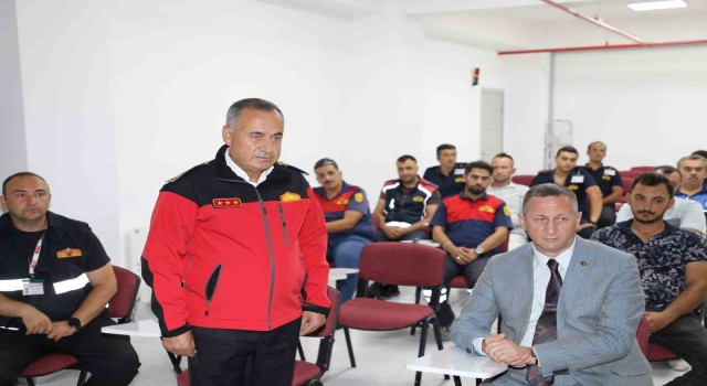Bolu Belediyesi İtfaiyesinden ilçe ve belde itfaiye erlerine eğitim desteği