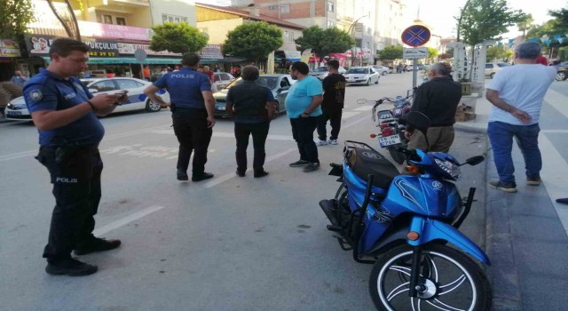Burdurda motosikletin çarptığı çocuk yaralandı