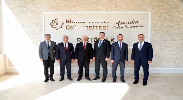 Bursa Valisi Mahmut Demirtaştan BTÜye ziyaret