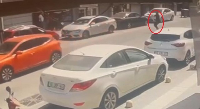 Bursadaki cinayet anı kamerada