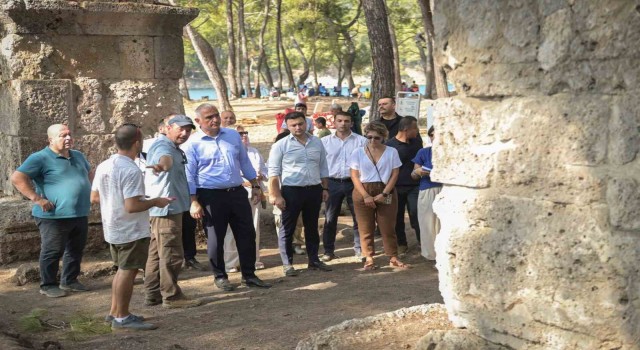 Büyük İskenderin yürüdüğü 2 bin yıllık cadde gün yüzüne çıkartılacak