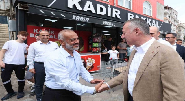 Büyükakın,Gebzede esnaf ve vatandaşla buluştu
