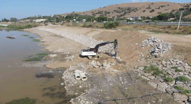 Çinede 10 bin dekar alan taşkından korunacak