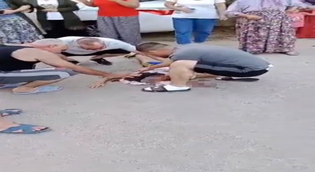 Çocuğun kullandığı motosiklet çocuğa çarptı:2 yaralı