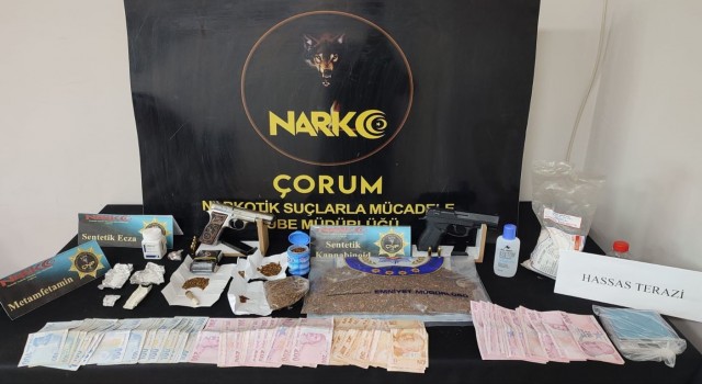 Çorum polisi uyuşturucu tacirlerine göz açtırmıyor