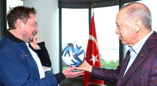 Cumhurbaşkanı Erdoğan, Elon Musk'ı Türkevi'nde kabul etti