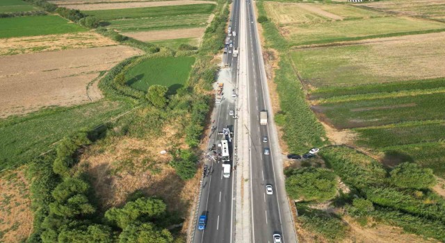 Denizlide 6 kişinin öldüğü kaza havadan görüntülendi