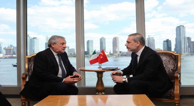 Dışişleri Bakanı Fidan, İtalyan mevkidaşı Tajaniyle görüştü
