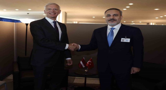 Dışişleri Bakanı Fidan, Letonya Dışişleri Bakanı Karins ile görüştü