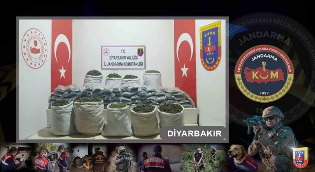 Diyarbakırda 712 bin adet uyuşturucu madde türevleri ele geçirildi