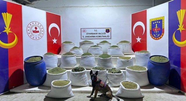 Diyarbakırda terörün finans kaynağına büyük darbe: 2 ton esrar ele geçirildi