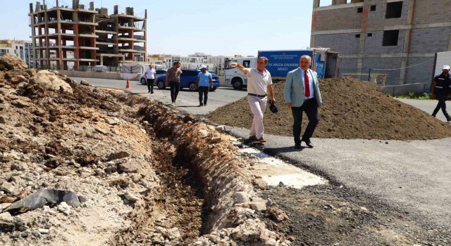 Diyarbakırda yeni imar alanlarında içme suyu şebekesi çalışmaları sürüyor