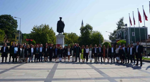 Edirnede adli yılın başlaması nedeniyle tören düzenlendi