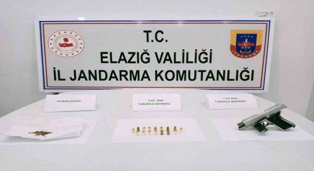 Elazığda uyuşturucuyla mücadele: 1 gözaltı