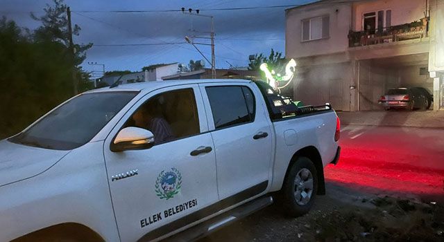 Ellek'te sinek ve haşerelerle mücadele sürüyor