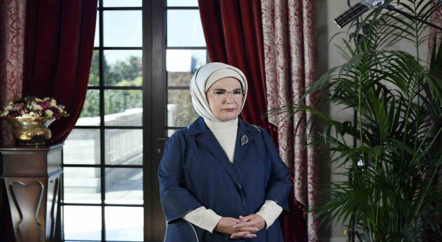 Emine Erdoğan, Kievdeki 3. Lider Eşleri Zirvesine video mesaj gönderdi: