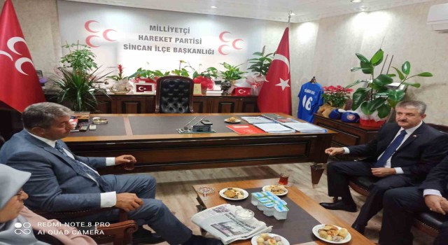 Erkan Haberaldan MHP Sincan İlçe Başkanına ziyaret