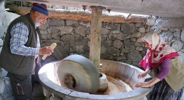 Erzurumda baba yadigârı su değirmeni