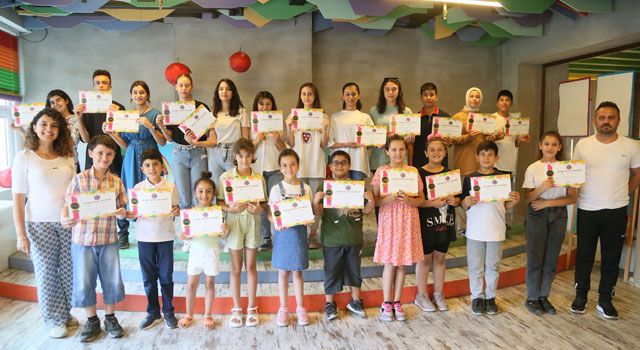 Gaziantep'te Çocuk Sanat Merkezi'nde Kurslar Sona Erdi