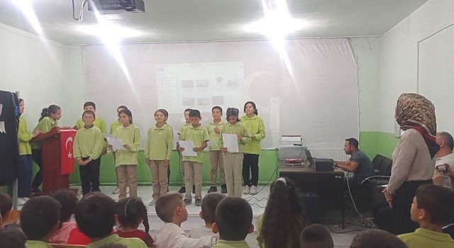 Hisarcıkta köy okulunda Mevlidi Nebi programı